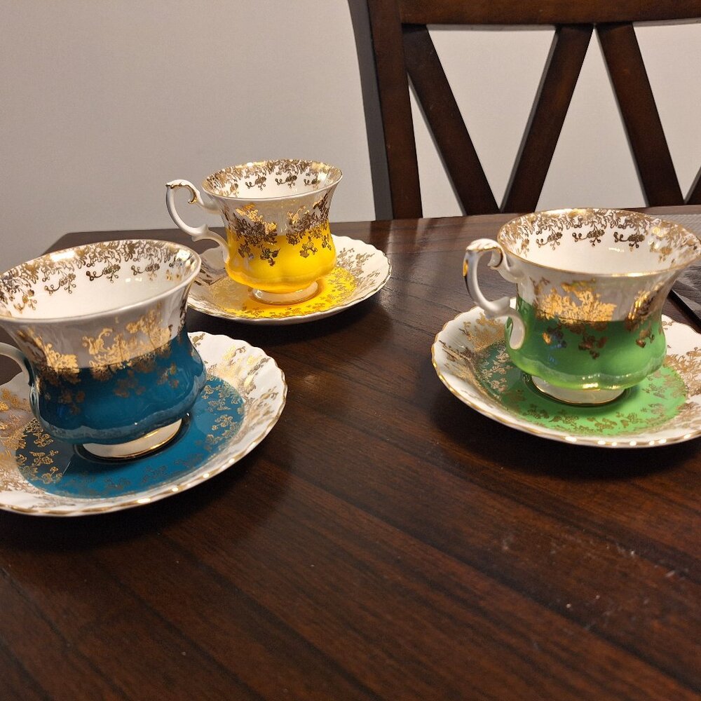 Royal Albert regal demi tasse teacups